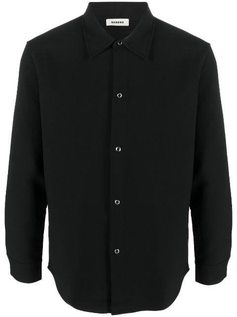 long-sleeved jersey shirt by SANDRO PARIS