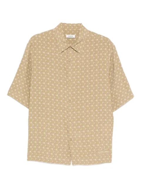 loose-fit chain link print shirt by SANDRO PARIS