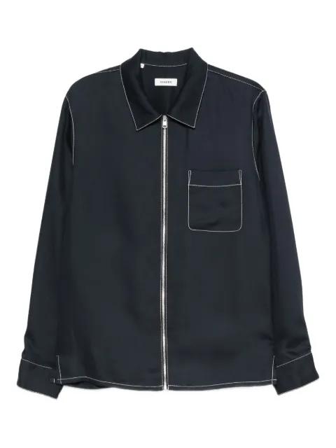 loose-fit zip-up shirt by SANDRO PARIS