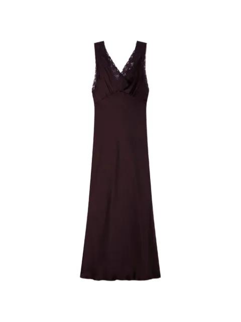 maxi lace V-neck dress by SANDRO PARIS