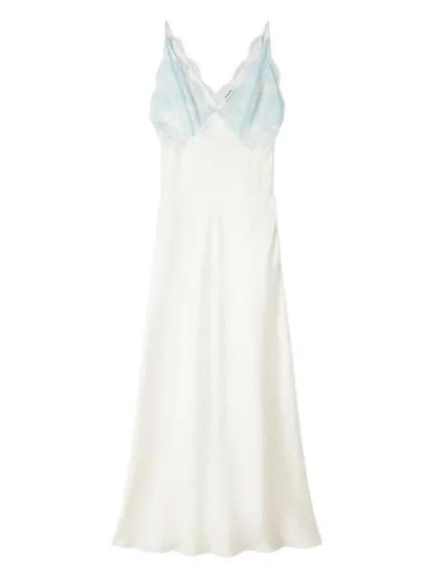 maxi lace-detail V-neck dress by SANDRO PARIS