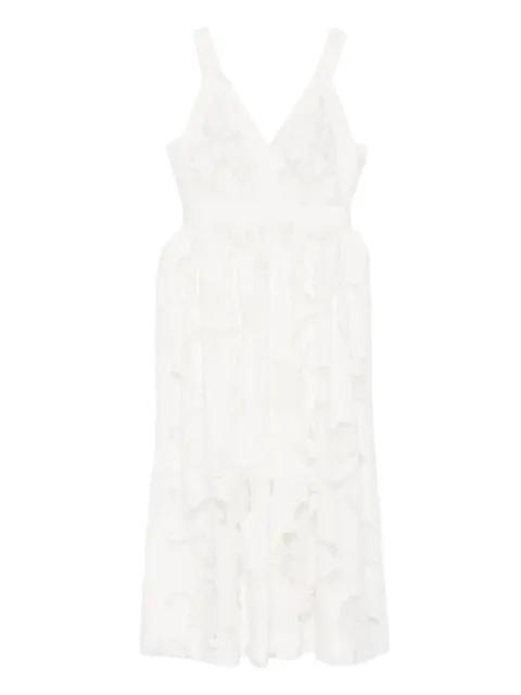 midi floral V-neck dress by SANDRO PARIS