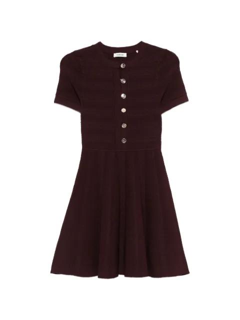 mini button knitted dress by SANDRO PARIS