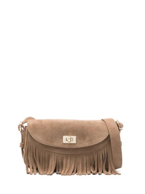 mini fringed cross body bag by SANDRO PARIS