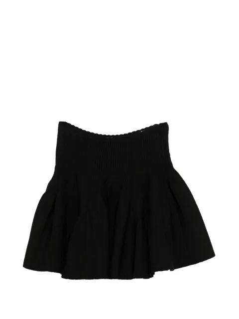 mini knit godet skirt by SANDRO PARIS