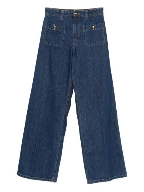 patch-pockets jeans by SANDRO PARIS