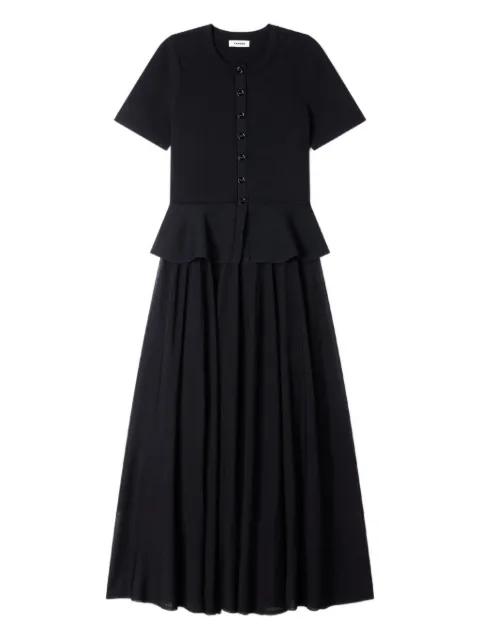 peplum knit dress by SANDRO PARIS