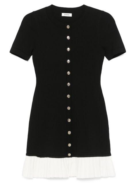 pleated mini dress by SANDRO PARIS
