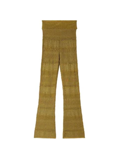 pointelle knit trousers by SANDRO PARIS