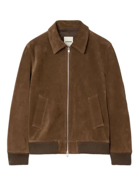 quilted zip jacket by SANDRO PARIS