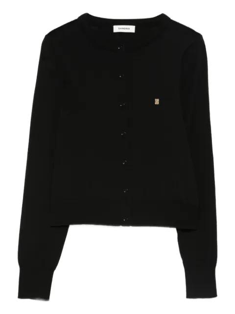 round-neck cardigan by SANDRO PARIS