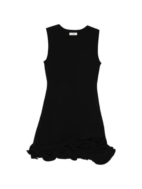 ruffle knitted mini dress by SANDRO PARIS