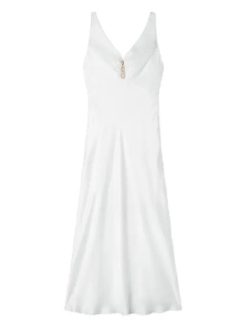 satin-effect maxi dress by SANDRO PARIS