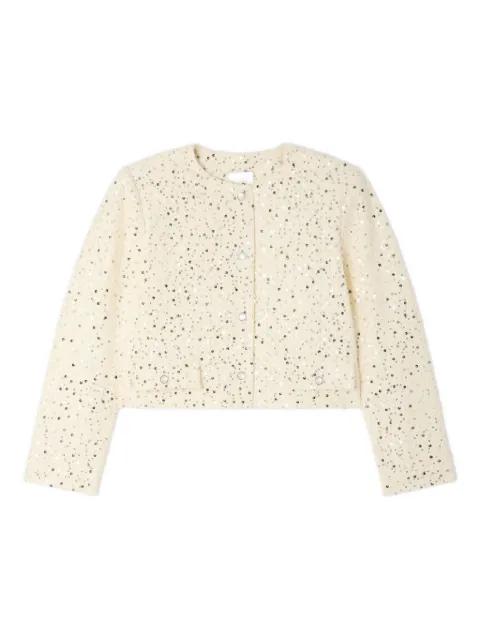 sequin-embellished cropped jacket by SANDRO PARIS