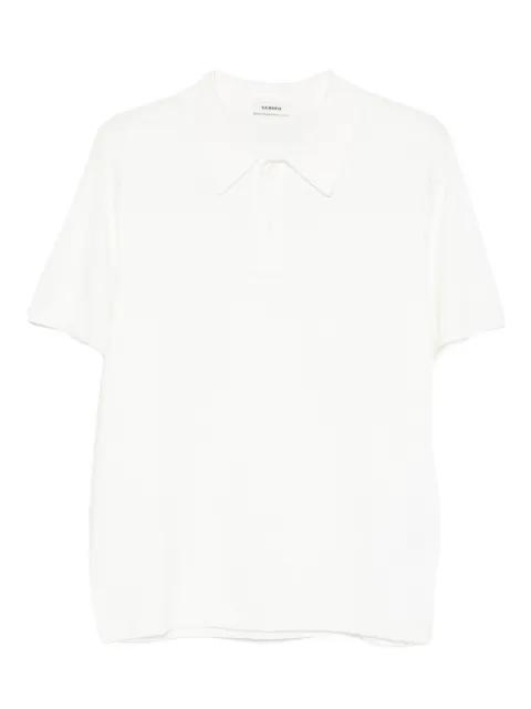 short-sleeve knitted polo shirt by SANDRO PARIS