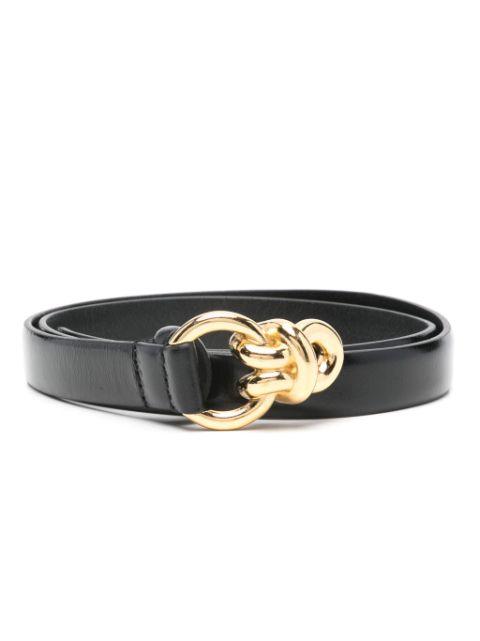 slim leather belt by SANDRO PARIS
