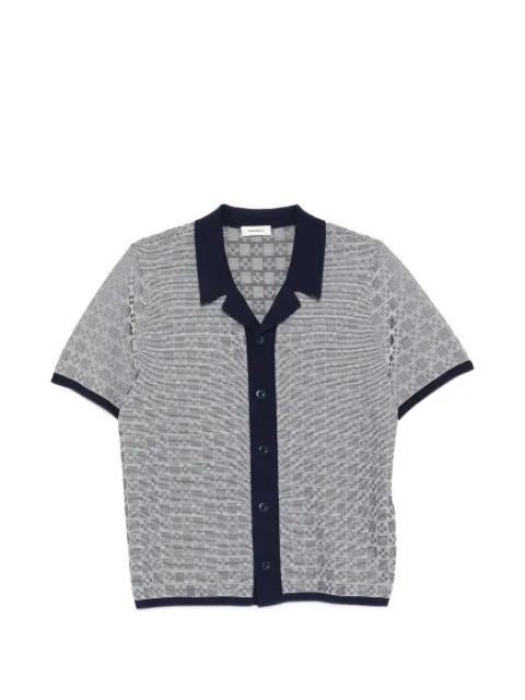 square cross jacquard shirt by SANDRO PARIS