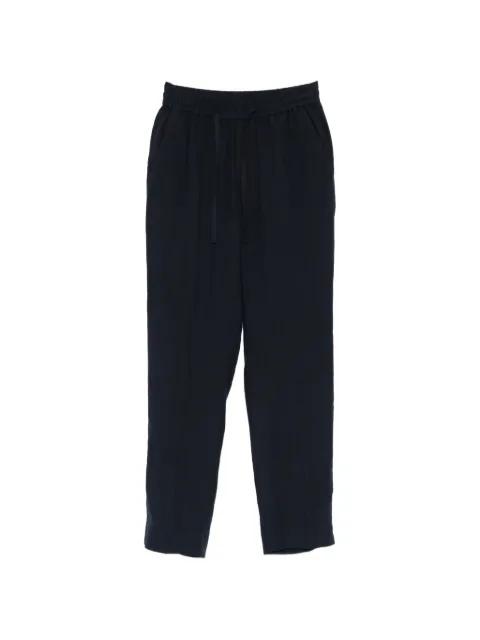 straight-leg linen trousers by SANDRO PARIS