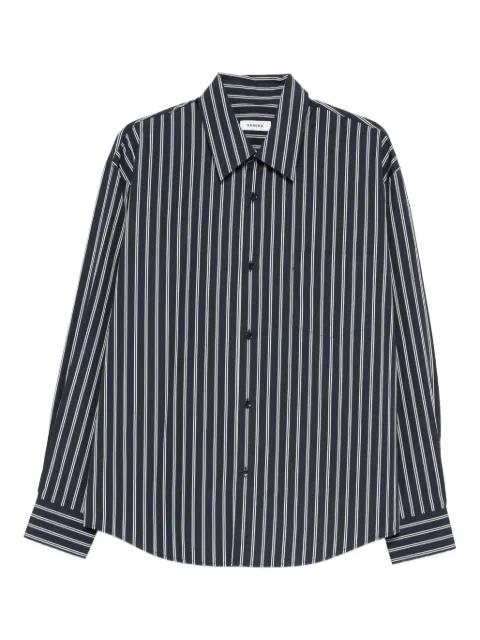 striped cotton shirt by SANDRO PARIS