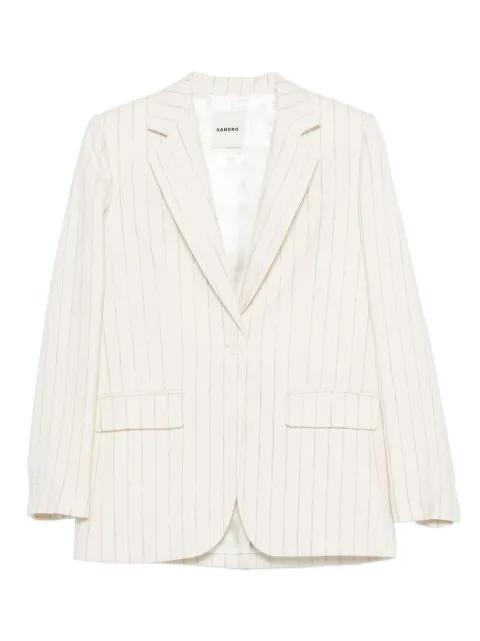 striped-pattern blazer by SANDRO PARIS