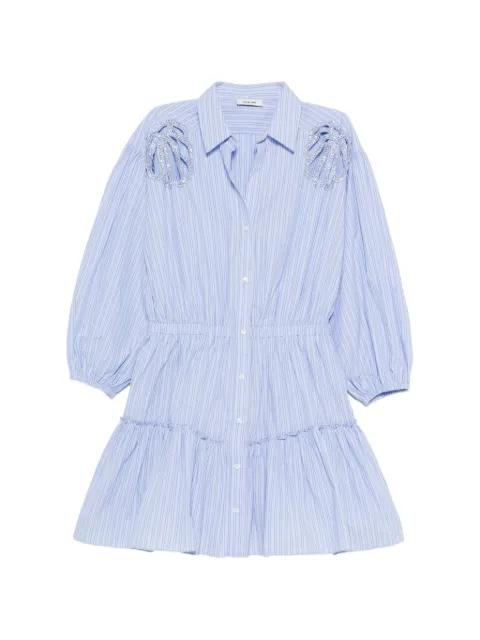 striped-pattern mini dress by SANDRO PARIS