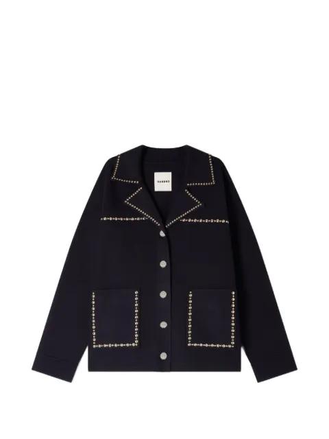 stud-embellished cardigan by SANDRO PARIS