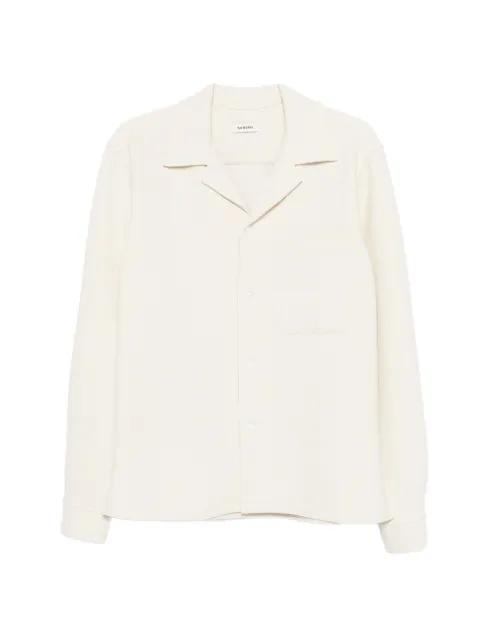 textured shark collar shirt by SANDRO PARIS