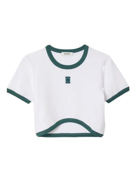 two-tone T-shirt by SANDRO PARIS