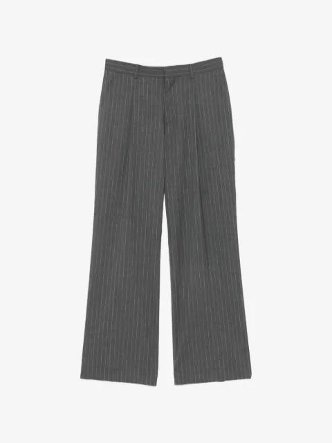 wide-leg wool suit trousers by SANDRO PARIS