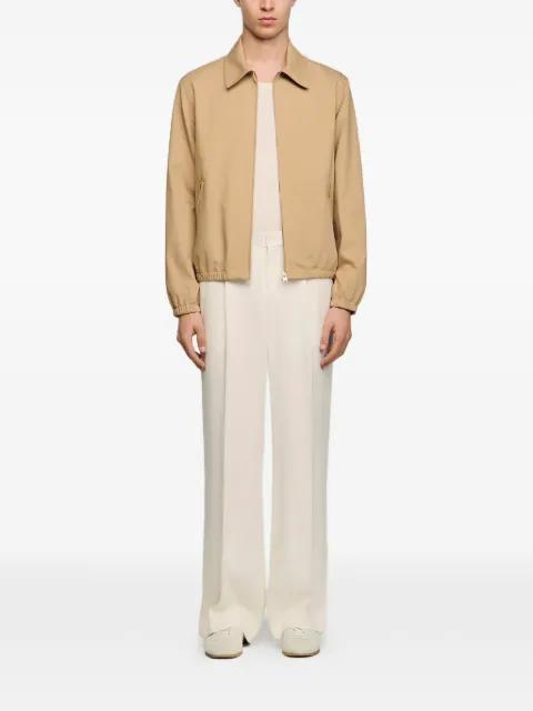zip-up cotton jacket by SANDRO PARIS