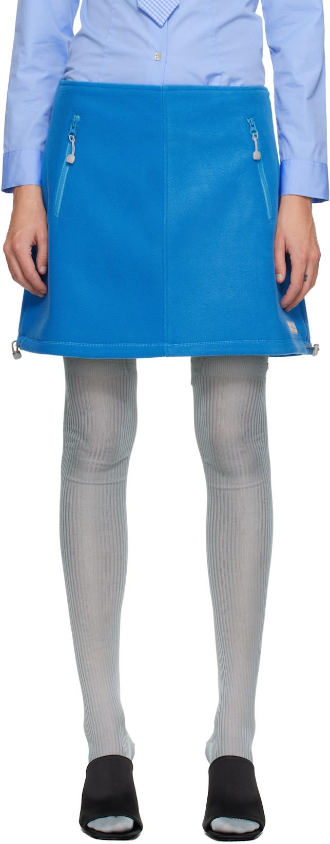 Blue Polar Miniskirt by SANDY LIANG