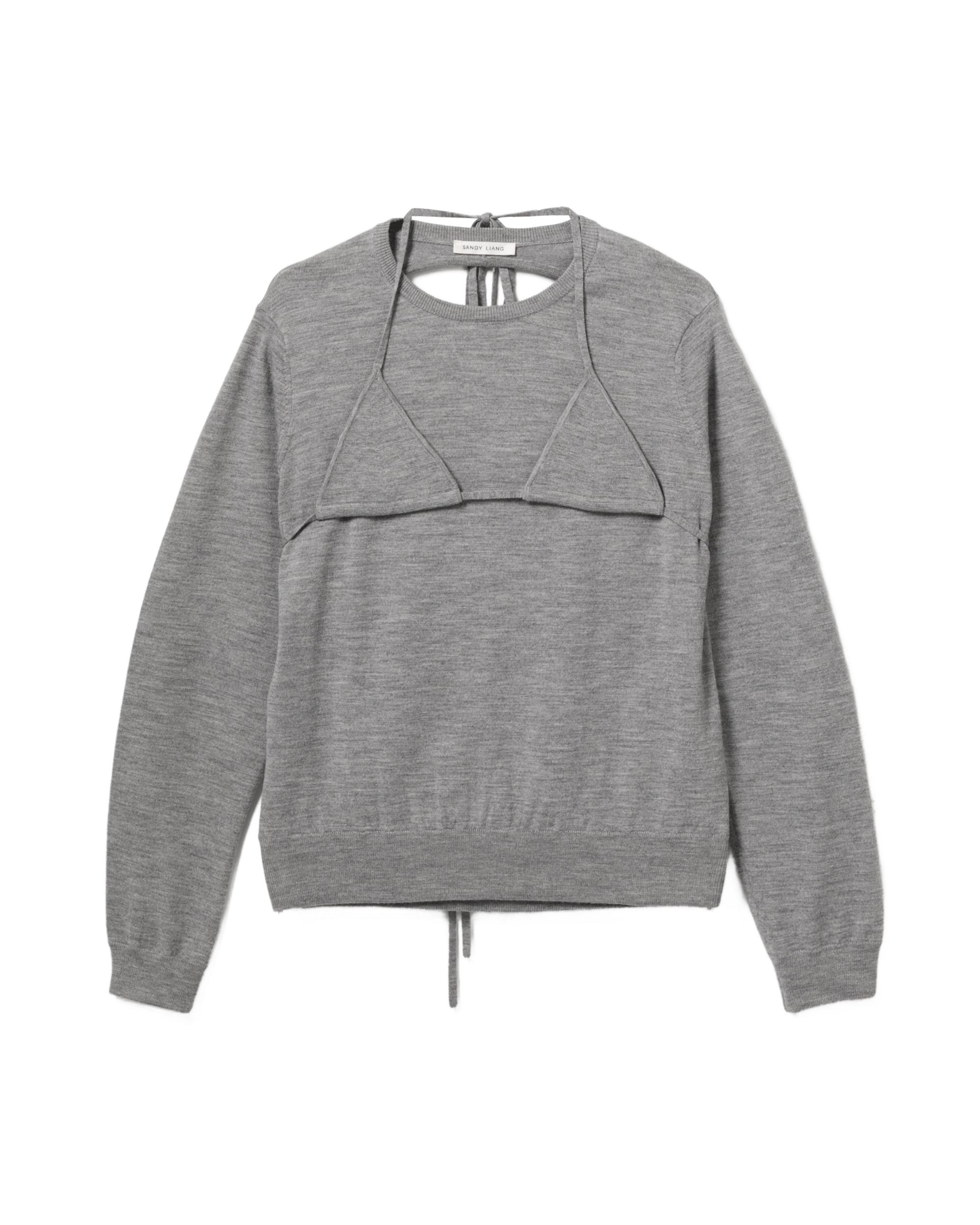 Cut-out sweater by SANDY LIANG