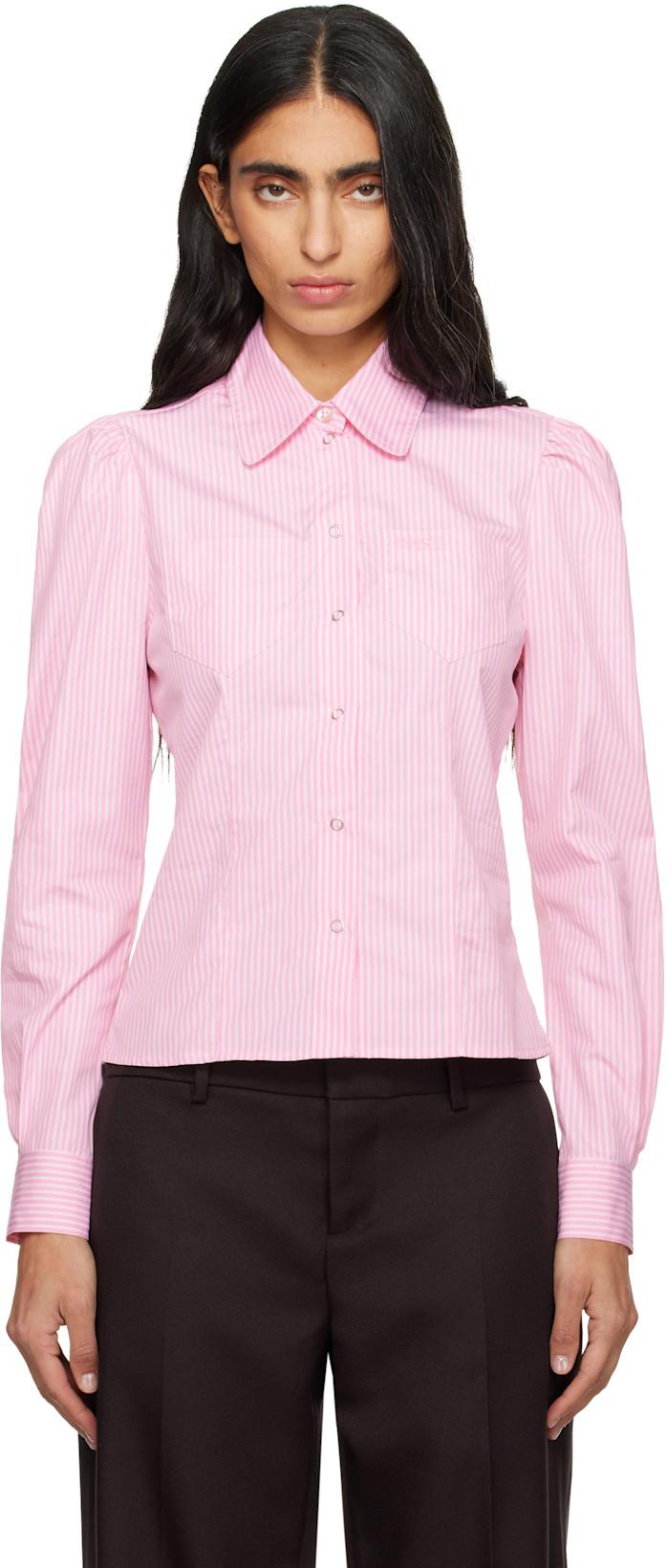 Pink Baela Shirt by SANDY LIANG