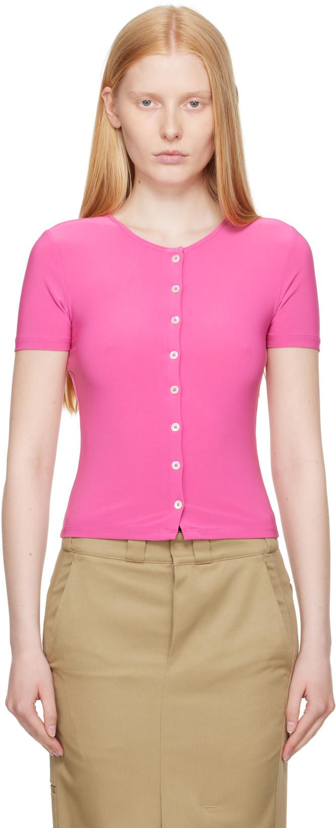 Pink Ella Cardigan by SANDY LIANG