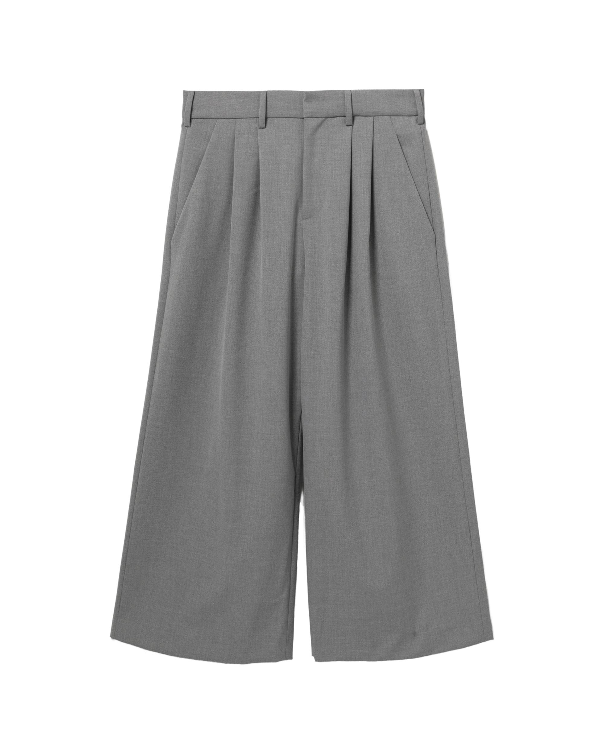 Pleated cropped pants by SANDY LIANG