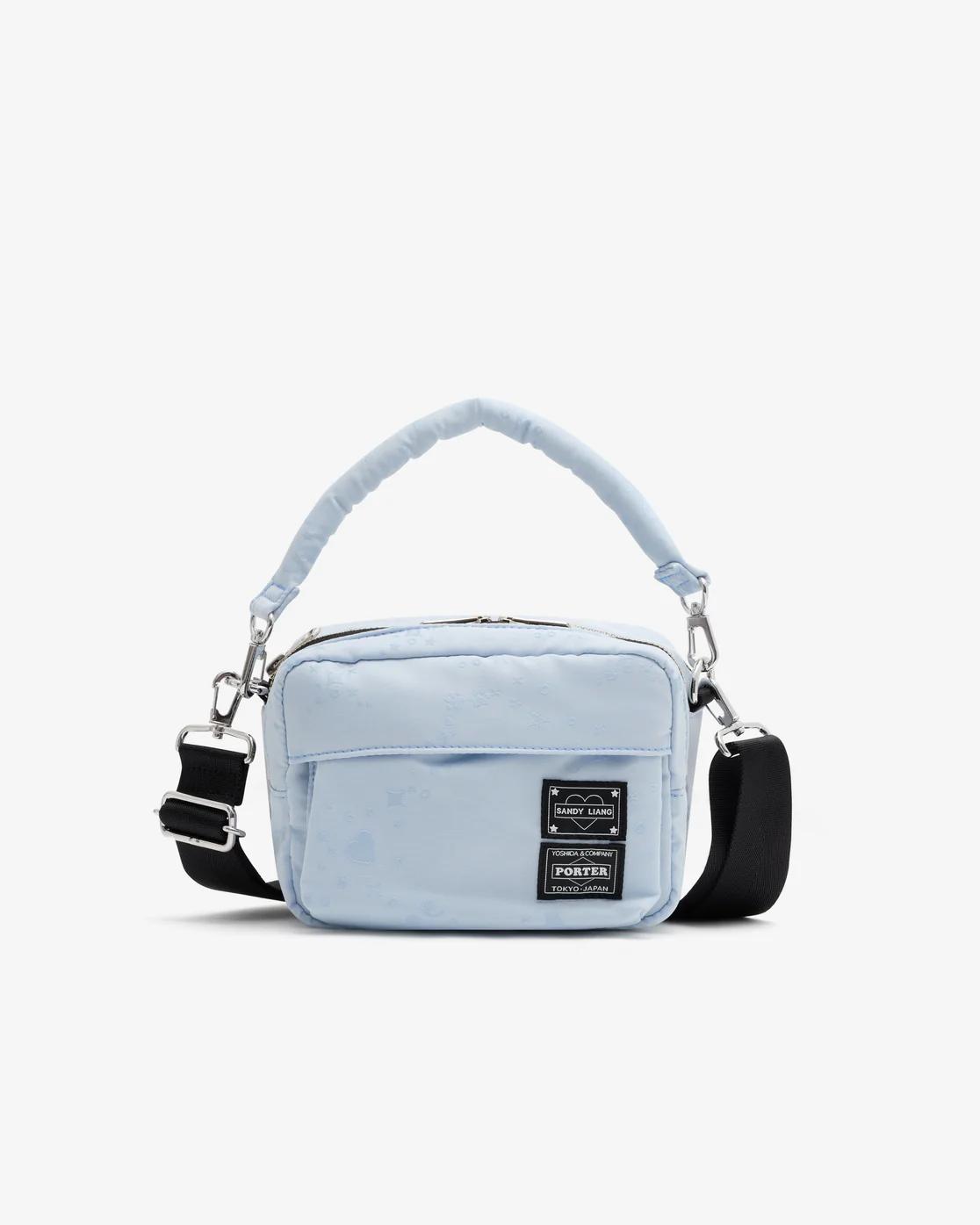 SANDY LIANG - Porter Shoulder Bag - (Light Blue) by SANDY LIANG