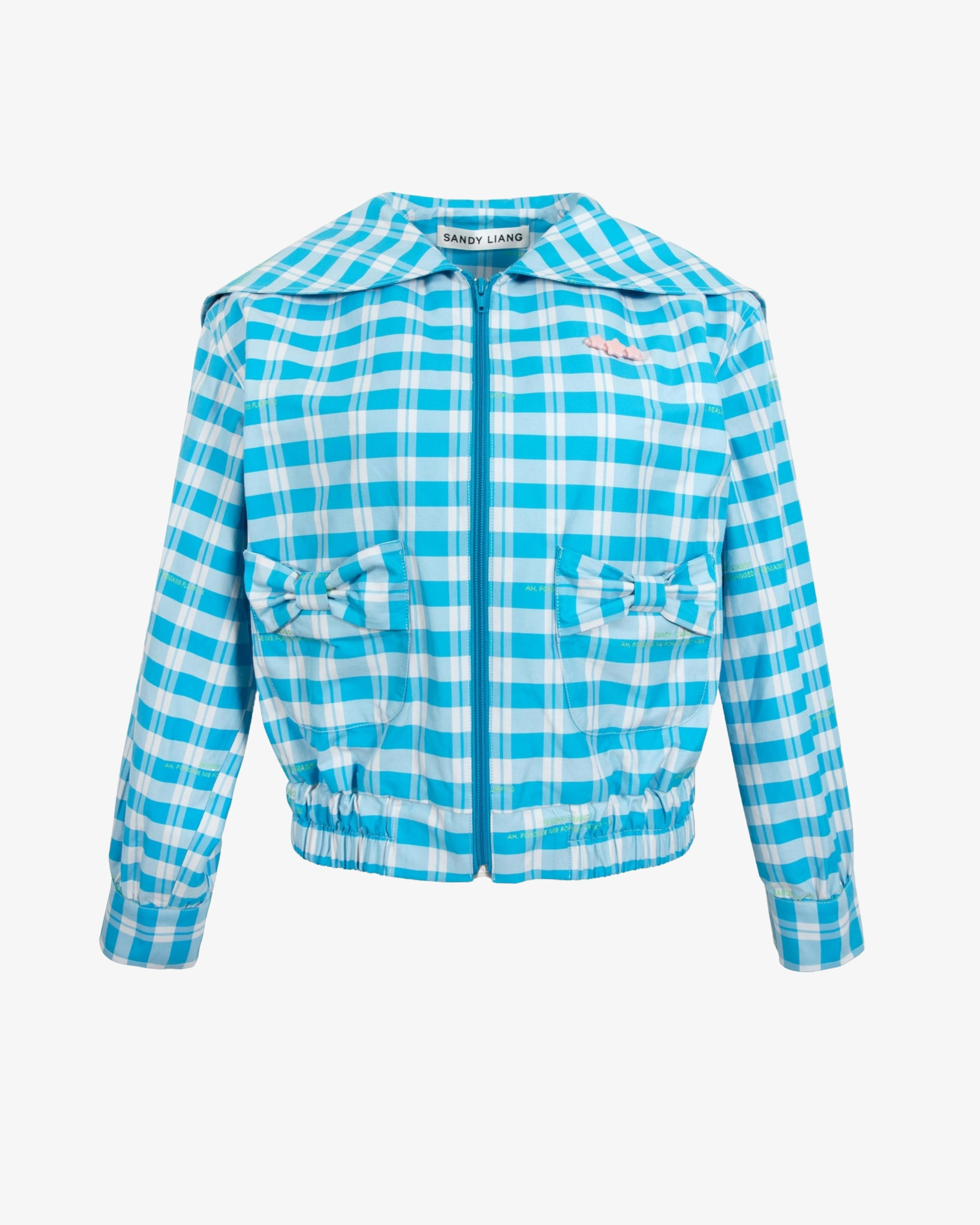 SANDY LIANG - Women's Farro Jacket - (Blue) by SANDY LIANG