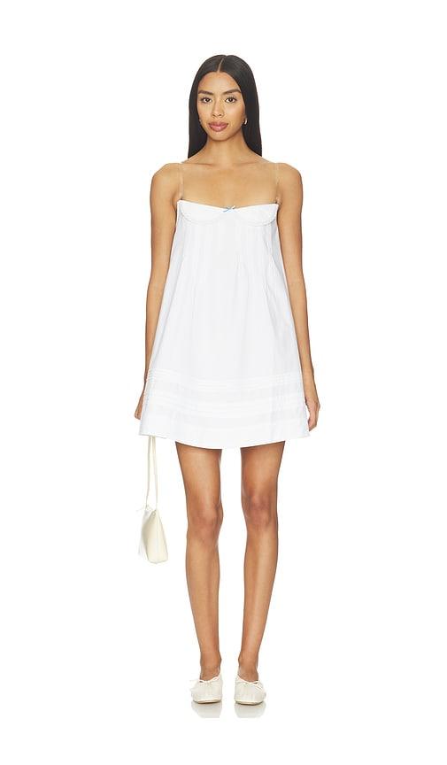 Sandy Liang Patsy Dress in White by SANDY LIANG