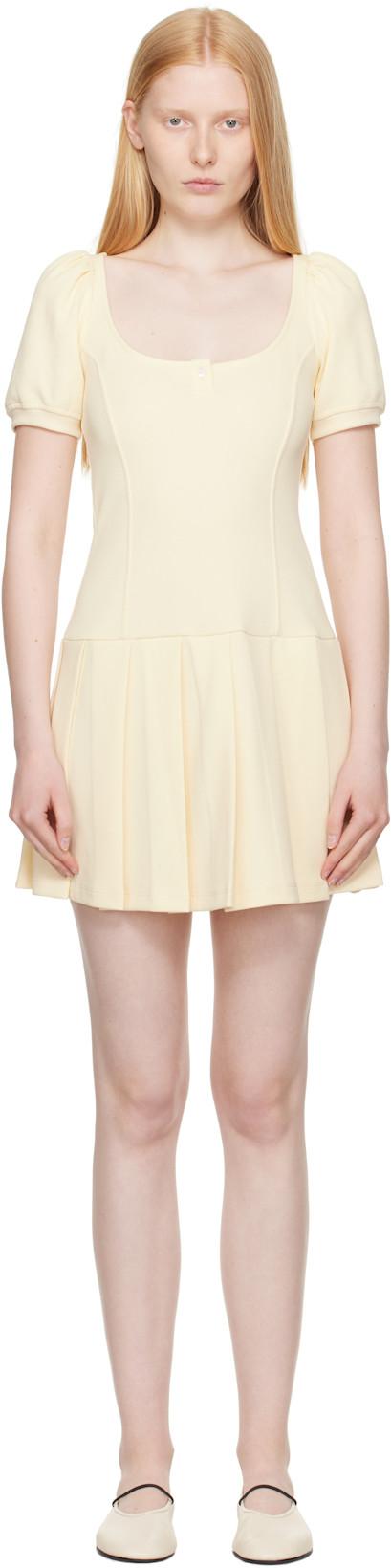 Yellow Camden Minidress by SANDY LIANG