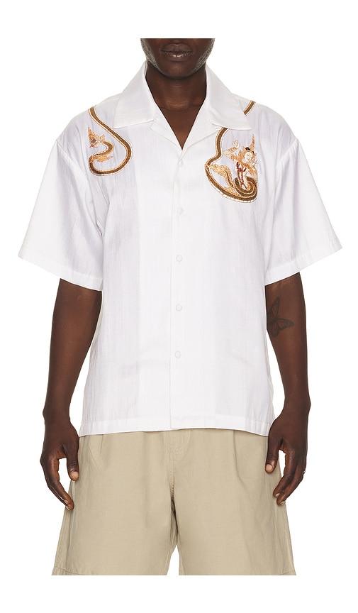 Sanea Naka Silk Shirt in Cream by SANEA