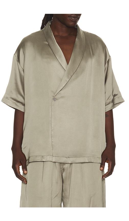 Sanea Phupa Kimono Shirt in Grey by SANEA