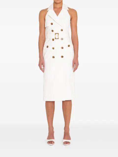 Milano belted midi dress by SANS FAFF