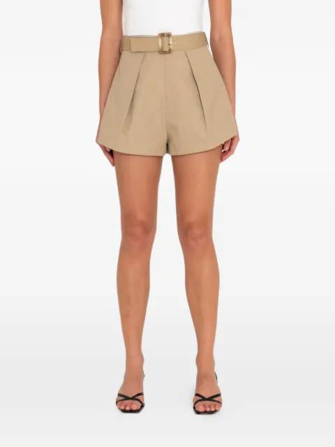 belted shorts by SANS FAFF