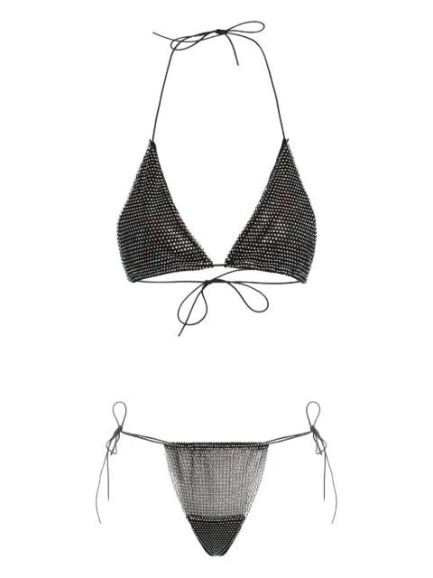 Orchid embellished bikini by SANTA BRANDS