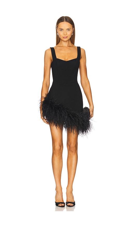 Santa Brands Swan Mini Dress in Black by SANTA BRANDS