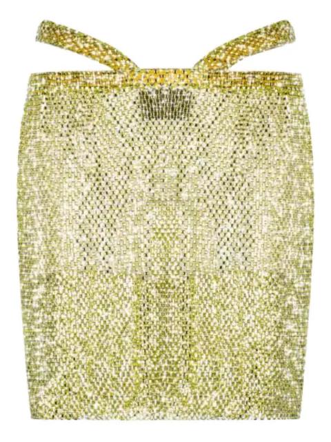 crystal-embellished mini skirt by SANTA BRANDS