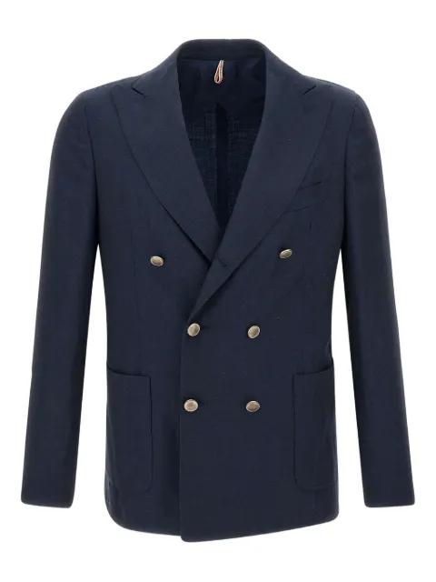 double-breasted blazer by SANTANIELLO