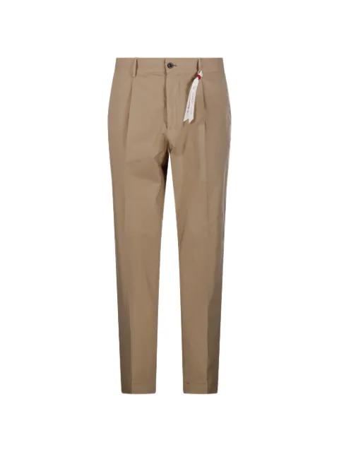 pleated elasticated-waistband trousers by SANTANIELLO