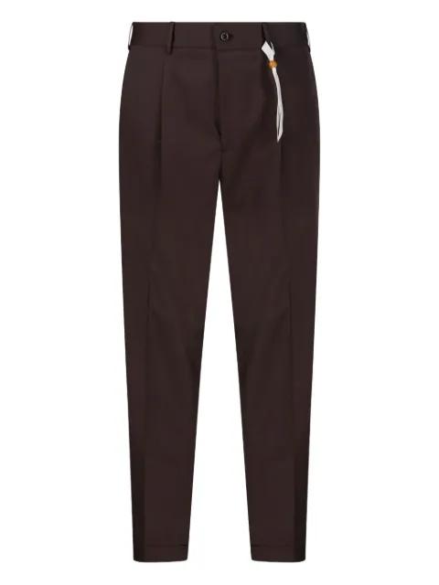 pleated-front tailored trousers by SANTANIELLO