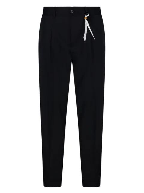 pleated-front tailored trousers by SANTANIELLO
